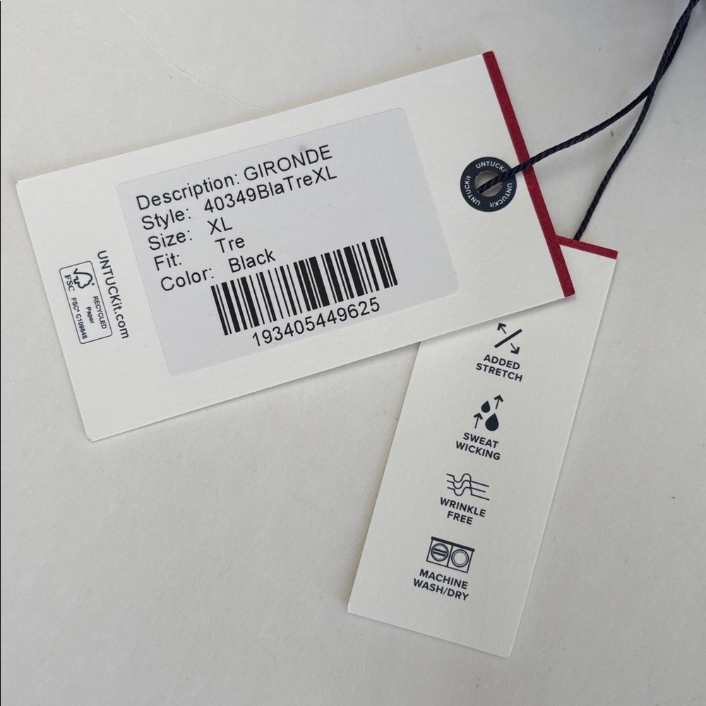 UNTUCKit Gironde Performance Stretch Wrinkle Free… - image 4